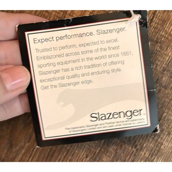 NWT Vintage Slazenger Unisex Black Blue Backpack Sling One Strap